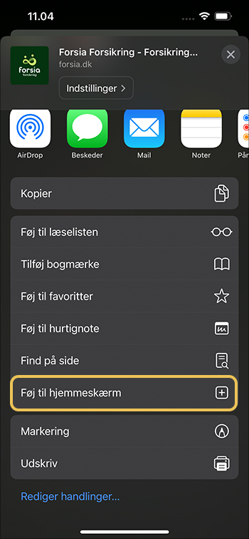 Gem ikon på Apple telefon - step 3.